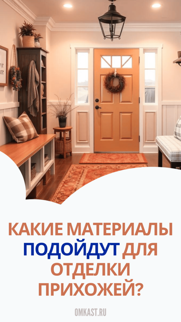 Какие материалы подойдут для отделки прихожей