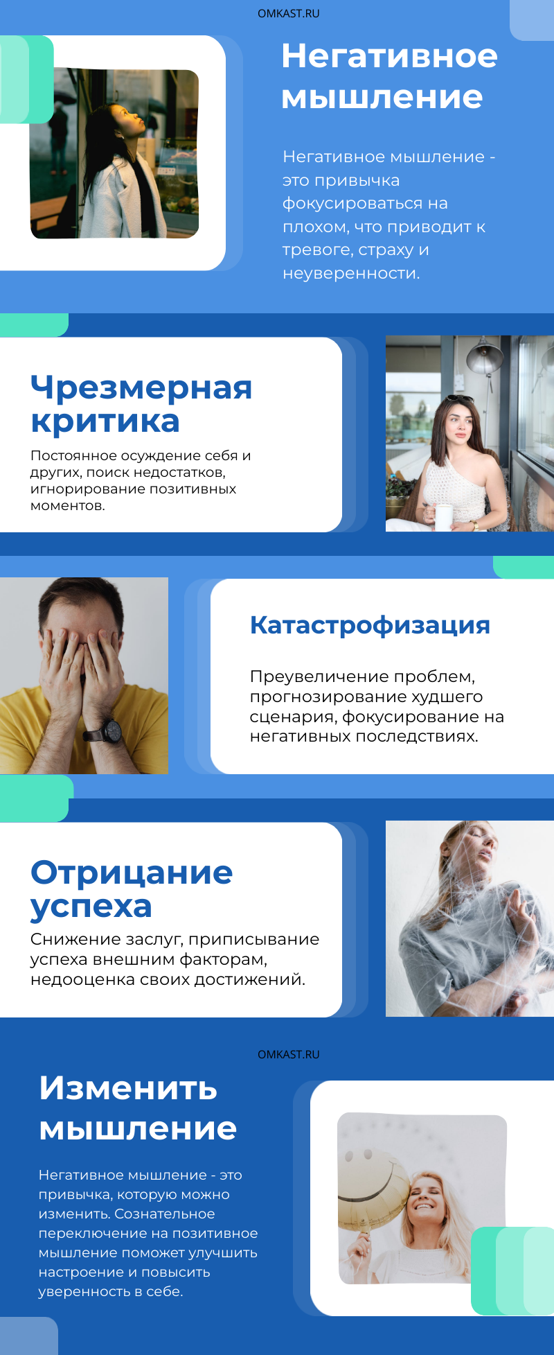 негативное мышление инфографика